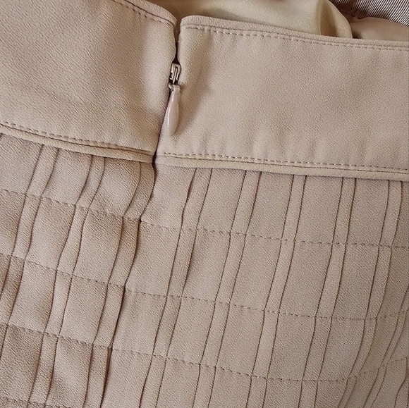 J.Crew Pleated Lattice Dusty Rose Mini Skirt - Picture 7 of 7